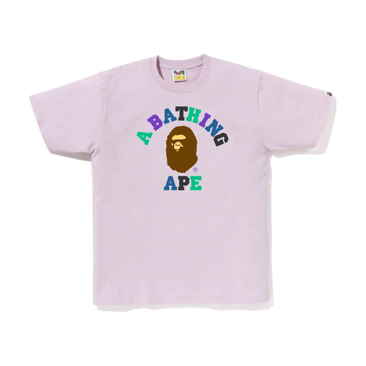 BAPE Colors College Tee (SS23) Pink