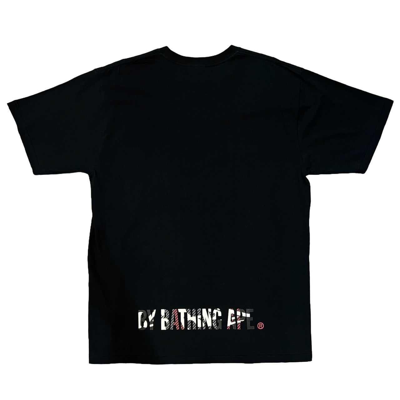 BAPE Graffiti Check Ape Face Tee Black/Black