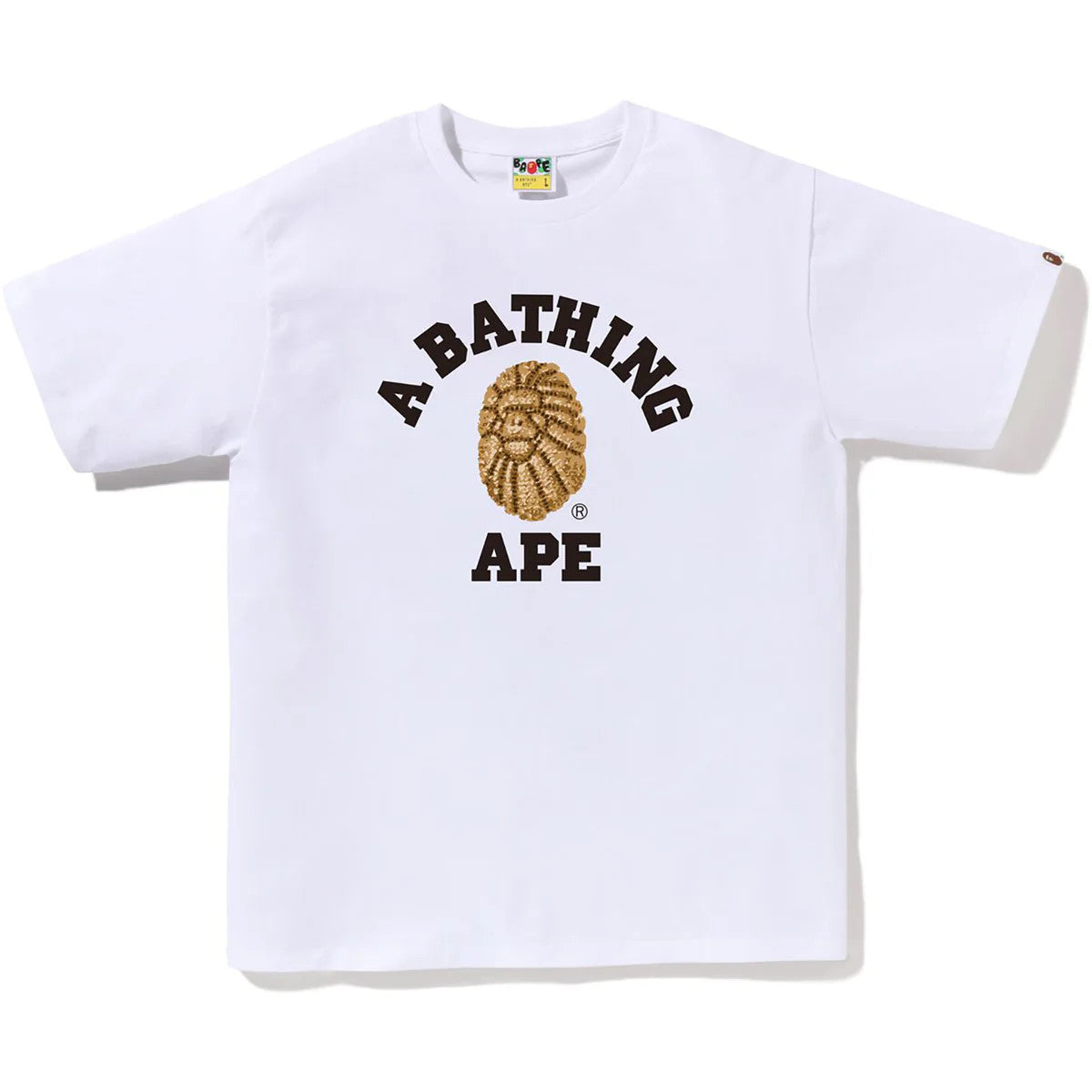 BAPE Jewels College Tee White