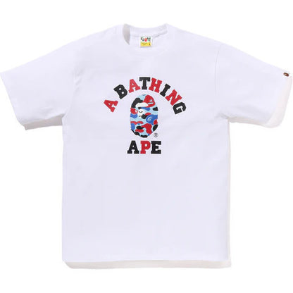 BAPE Store Chicago College Tee White