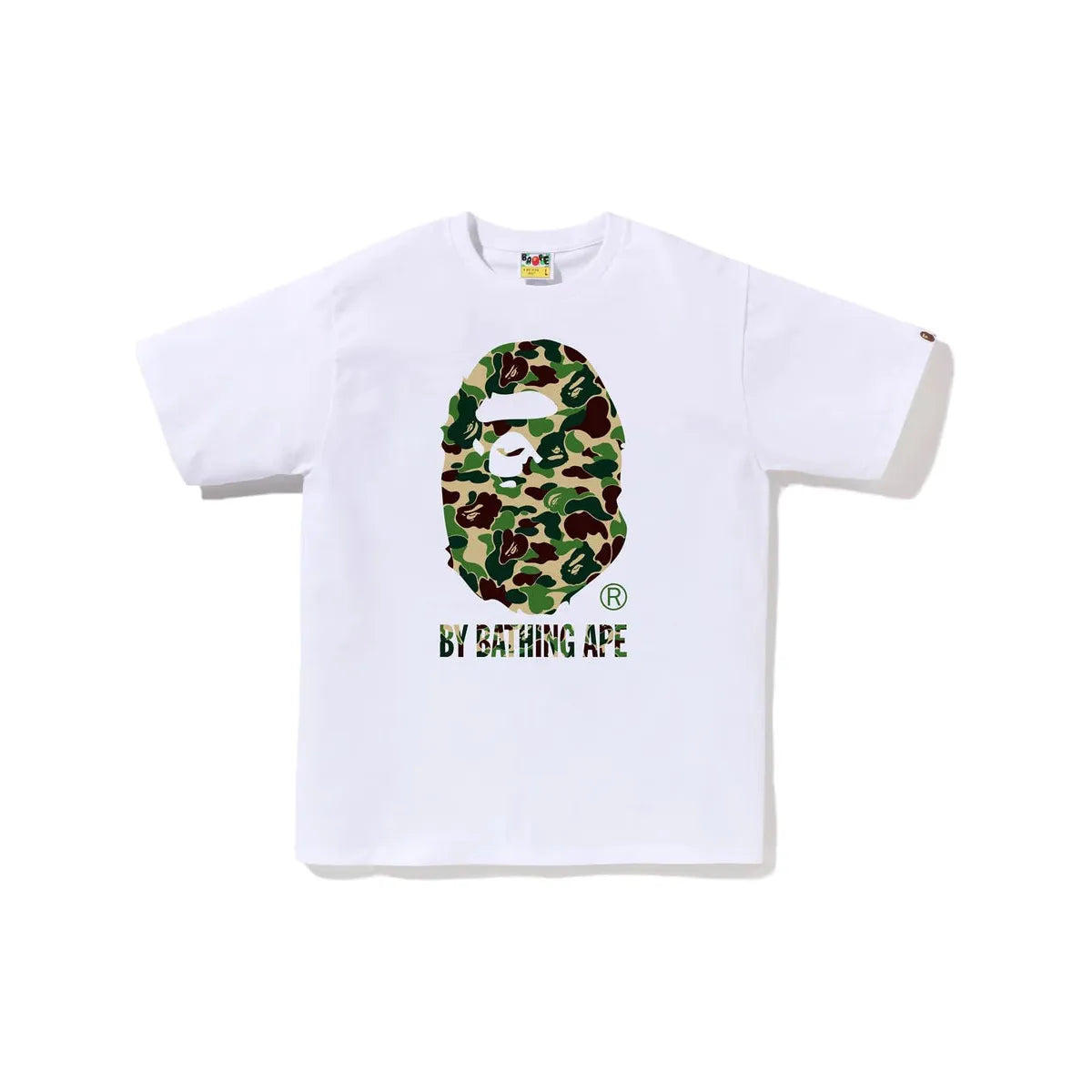 BAPE ABC Camo By Bathing Ape Tee White/Green