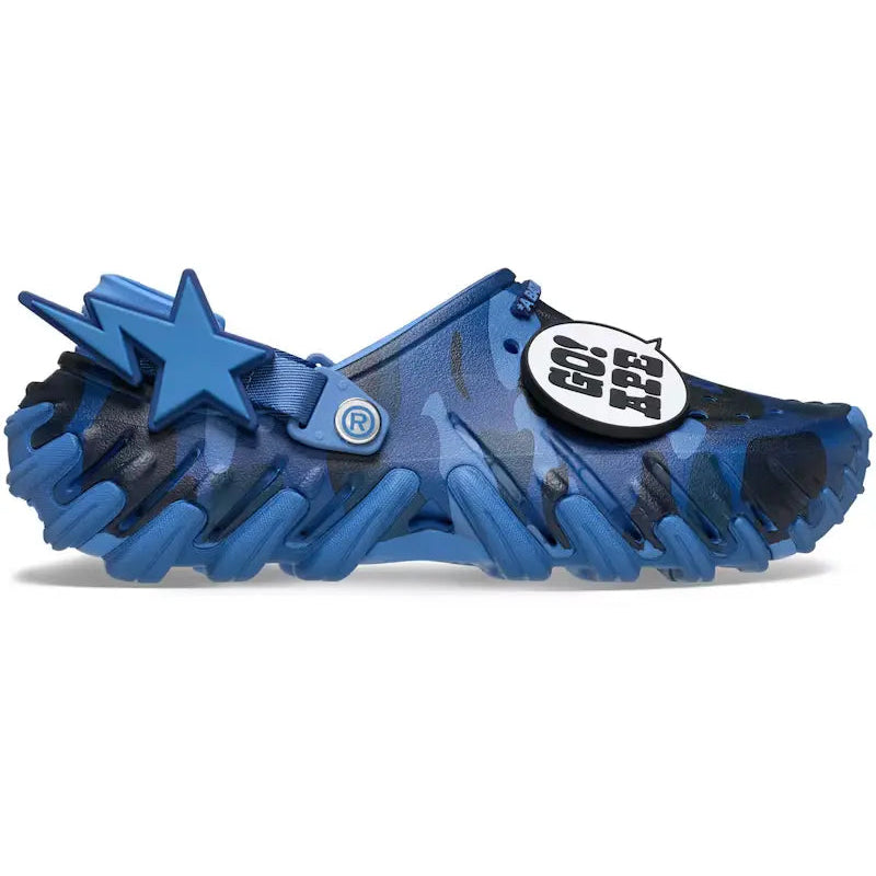 Crocs x BAPE Echo RO Clog Bape Powder Blue Camo