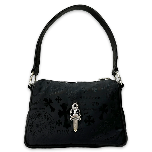 Chrome Hearts Nylon Stencil Chicken Nugget Bag Black