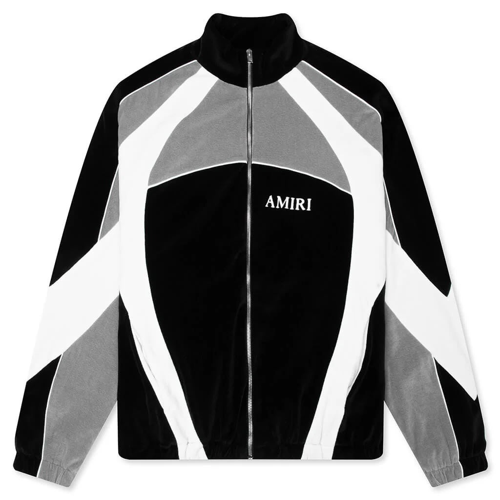 Amiri Oversized Panel Track Jacket Black