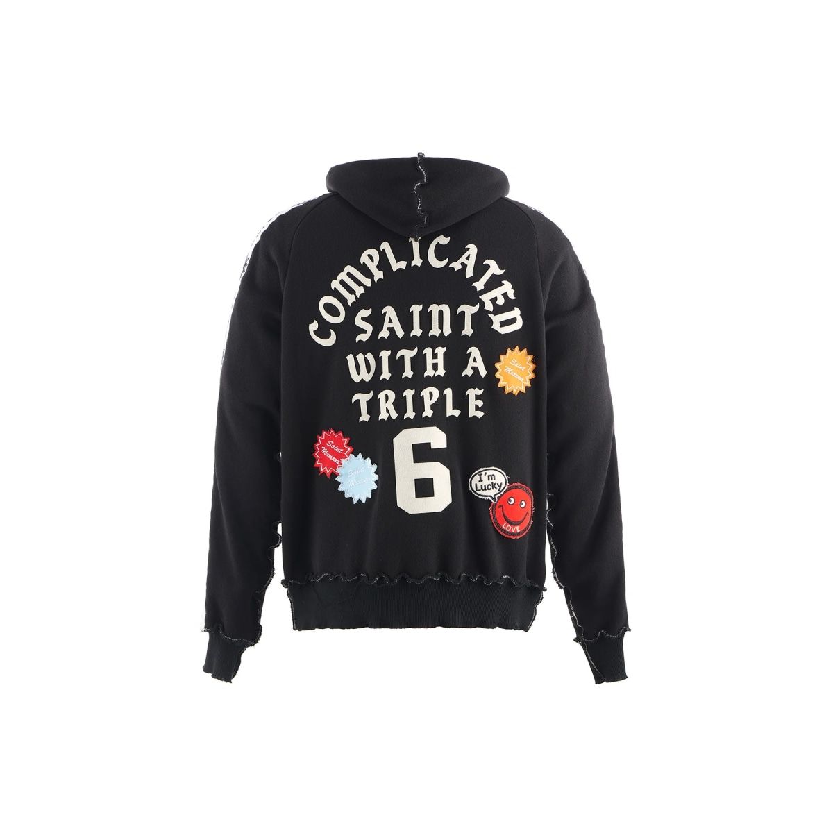 Saint Michael  ALM Zip-Up Hoodie Black