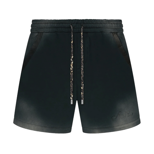 Amiri Bleach Bandana Short Black