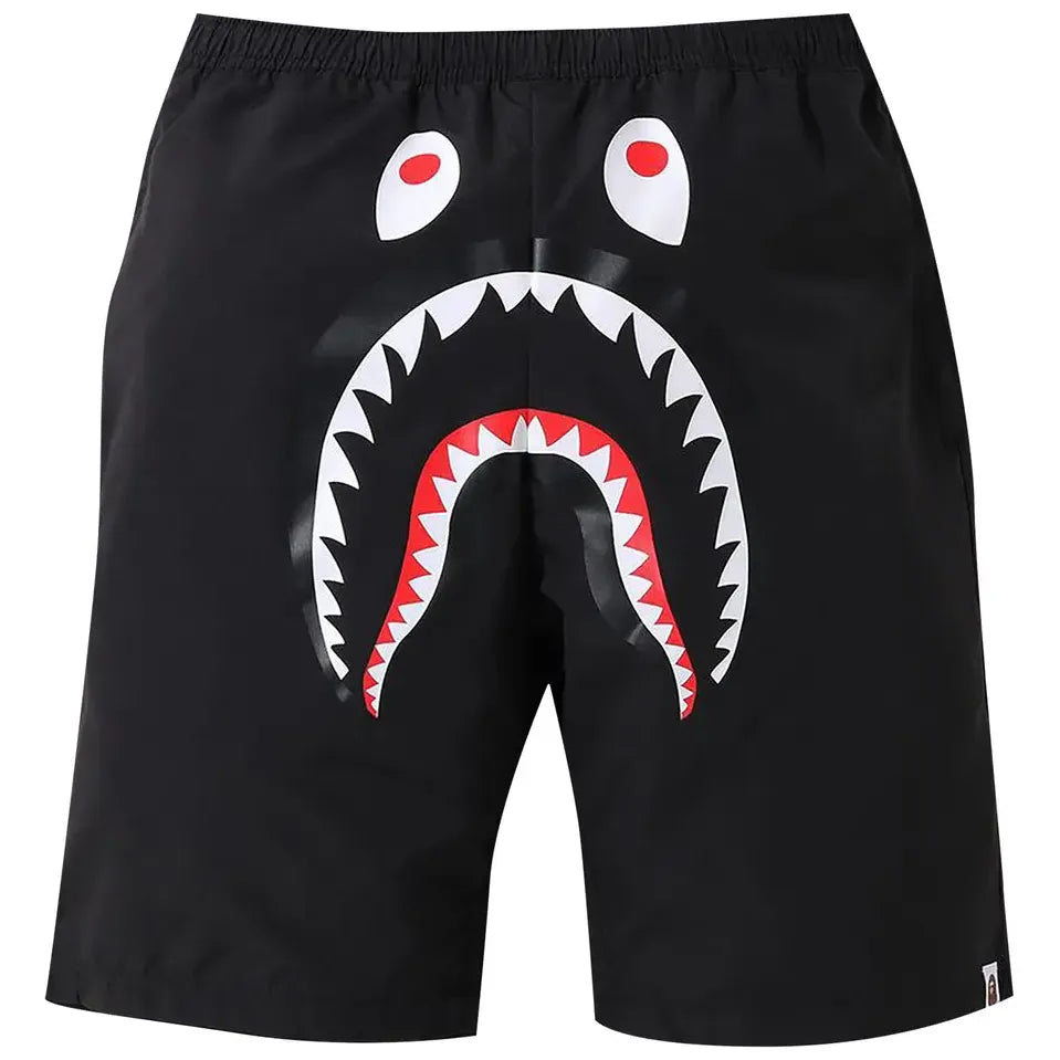 BAPE Shark Beach Shorts Black