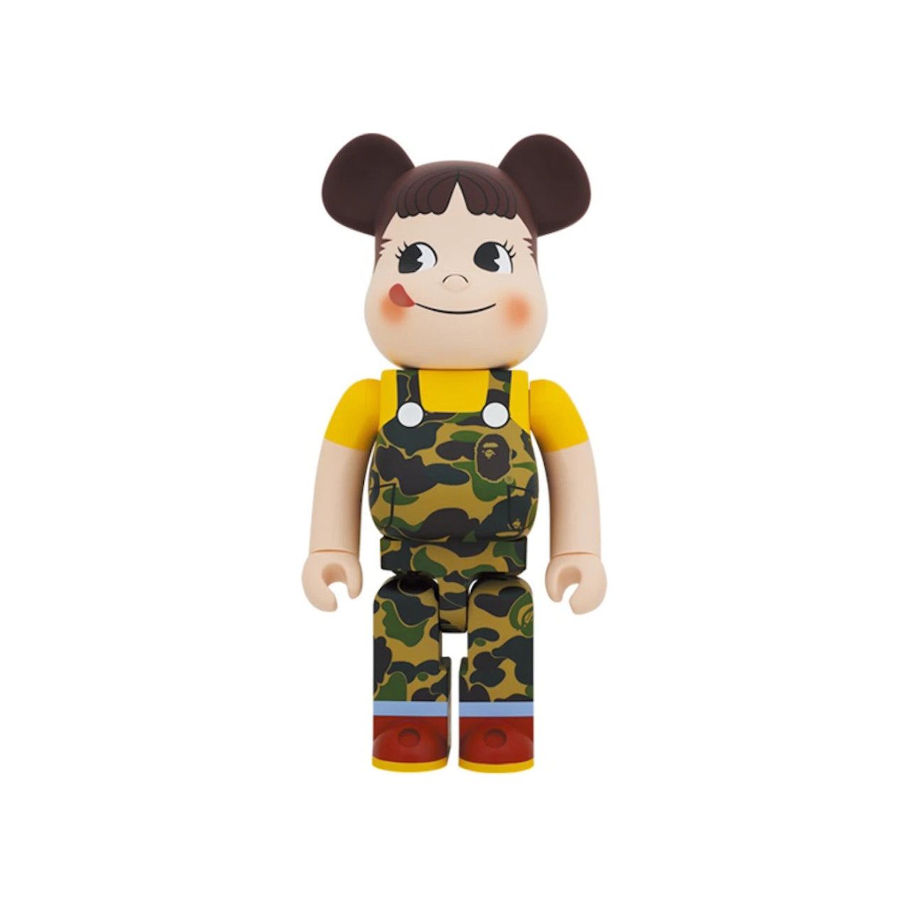 Bearbrick x BAPE Peko-Chan 1000% Green Camo