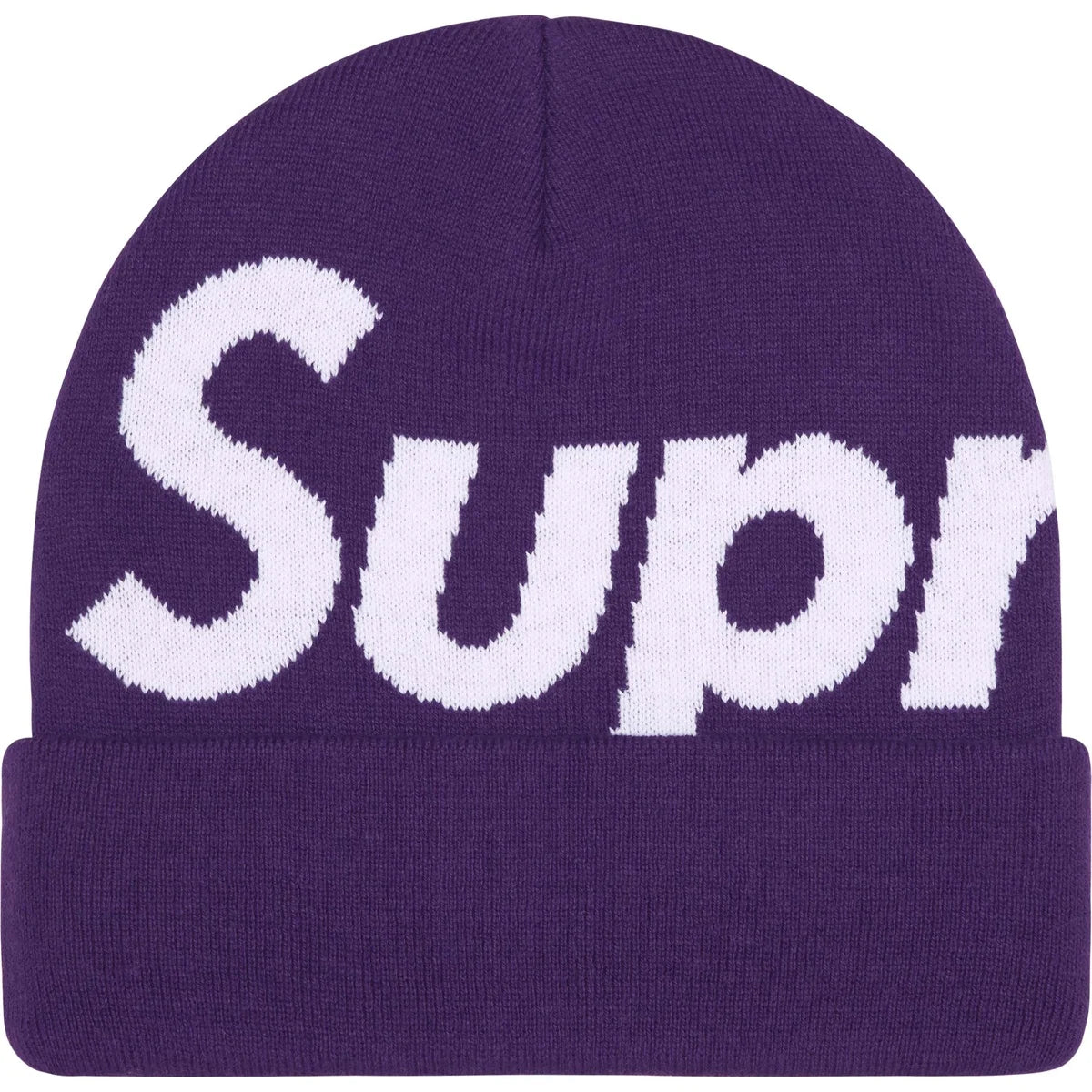 Supreme Big Logo Beanie (FW25) Purple
