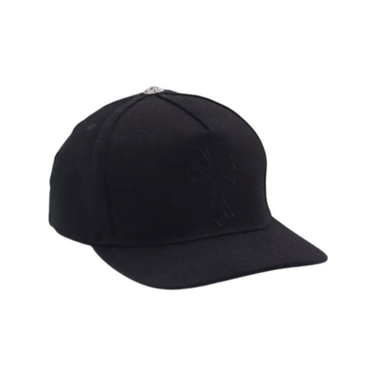 Chrome Hearts Black Tonal Embroidered Cross Trucker