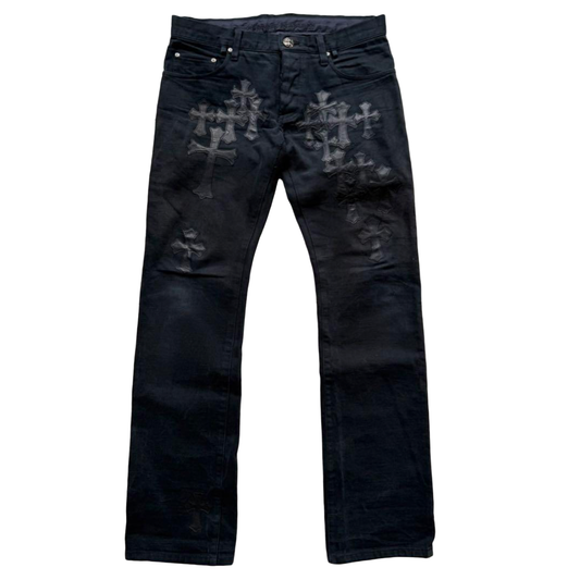 Chrome Hearts Cross Patch Black/Black Jeans