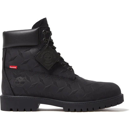 Timberland 6" Premium Waterproof Boot Supreme Diamond Plate Black (2026)