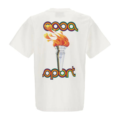 Casablanca La Flamme Du Sport T-Shirt White