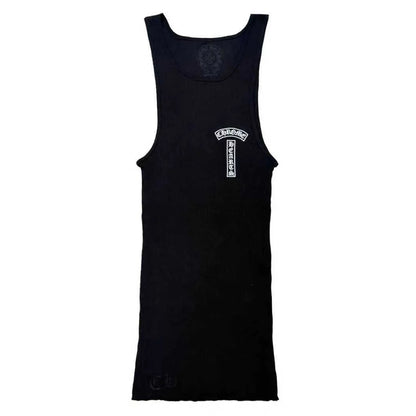 Chrome Hearts Cross T-Bar Rib Tank Black