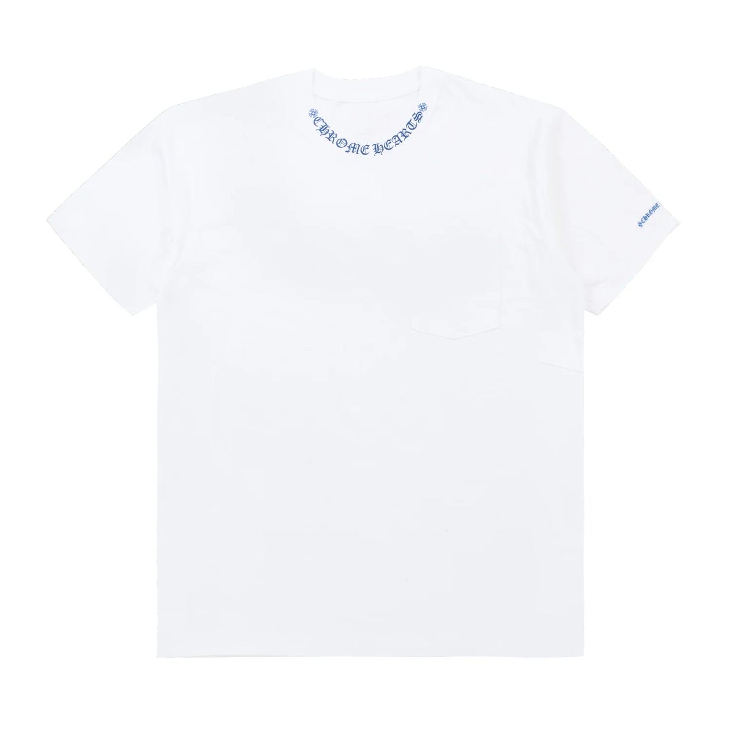 Chrome Hearts Neck Logo Tee White/Blue