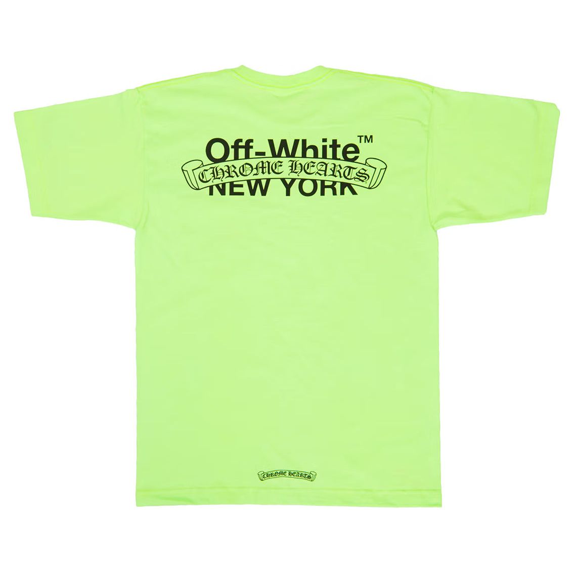 Chrome Hearts x Off-White New York T-Shirt Lime Green