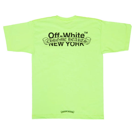 Chrome Hearts x Off-White New York T-Shirt Lime Green