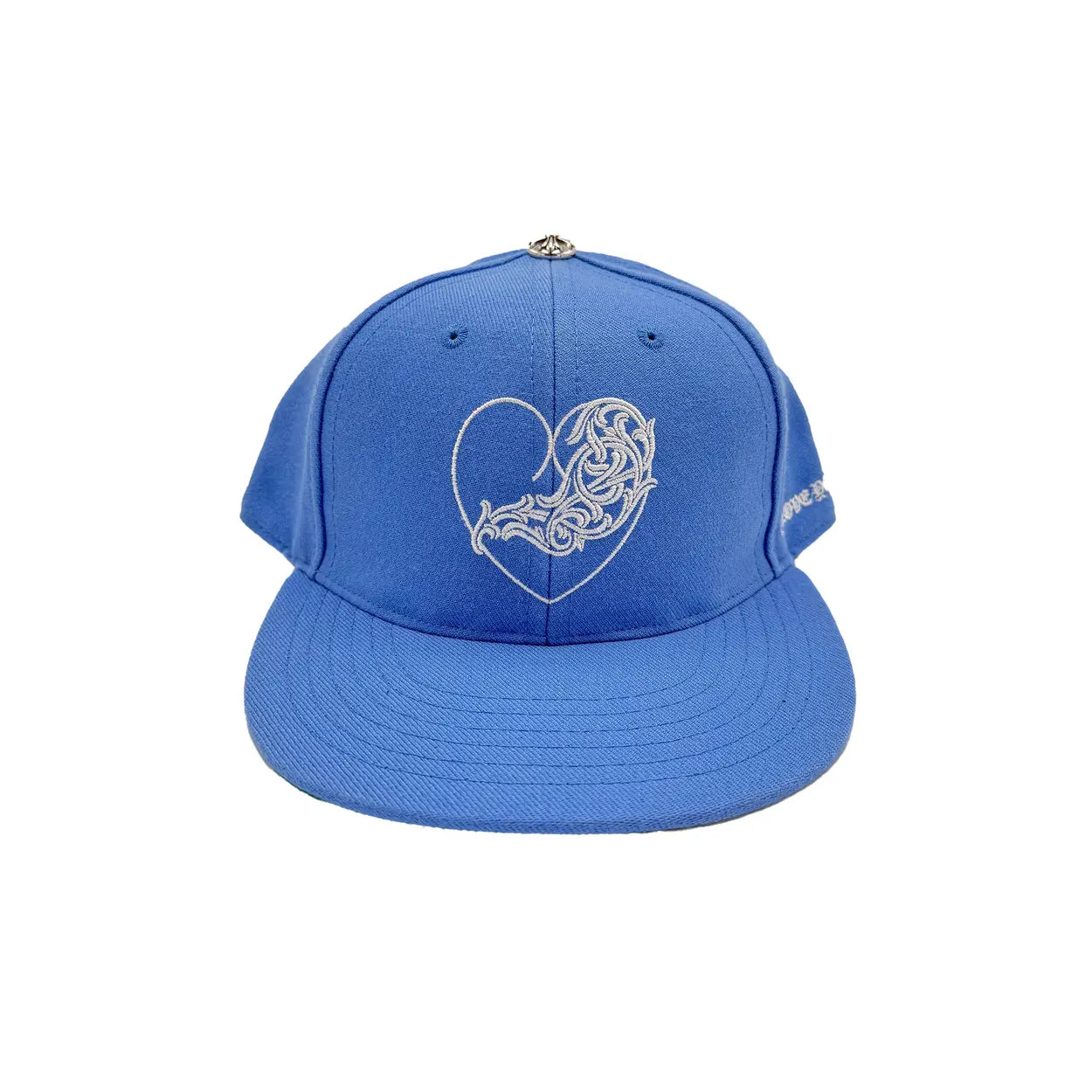 Chrome Hearts Blue "Love You" Fitted Hat