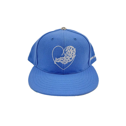 Chrome Hearts Blue "Love You" Fitted Hat