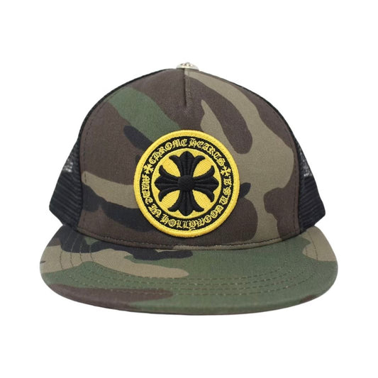 Chrome Hearts Plus Cross Seal Stamp Trucker Hat Camo