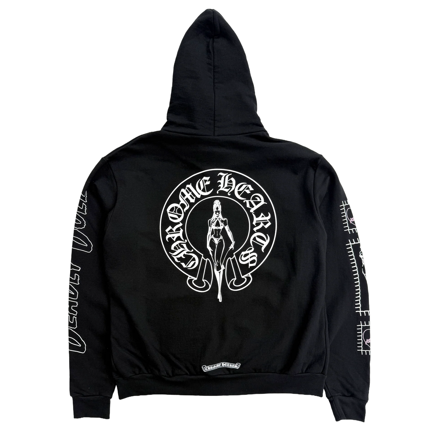 Chrome Hearts Deadly Doll Miami Art Basel Exclusive Zip-Up Hoodie Black/Pink