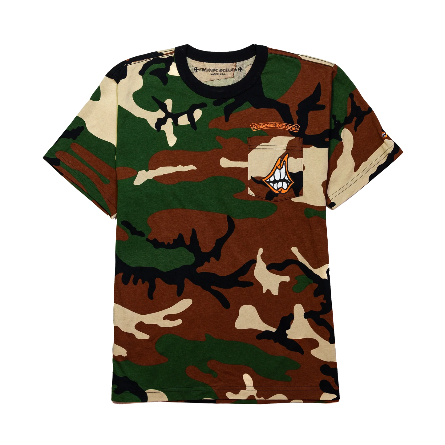 Chrome Hearts Matty Boy Caution T-Shirt Camo