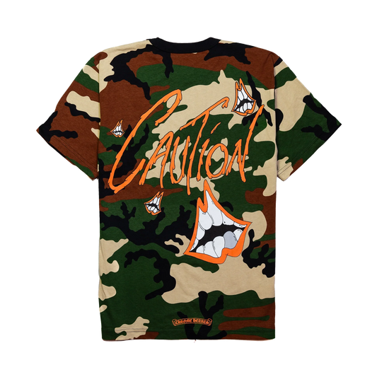 Chrome Hearts Matty Boy Caution T-Shirt Camo