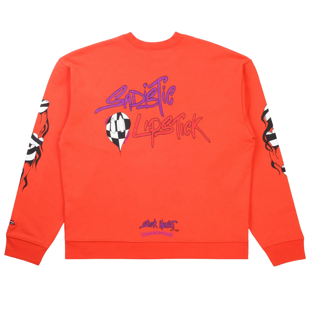 Chrome Hearts Matty Boy Sadistic Lipstick Crewneck Red – Endless