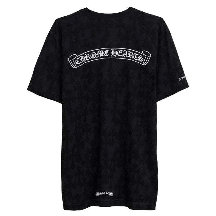 Chrome Hearts All Over Cemetery Monogram T-Shirt Black