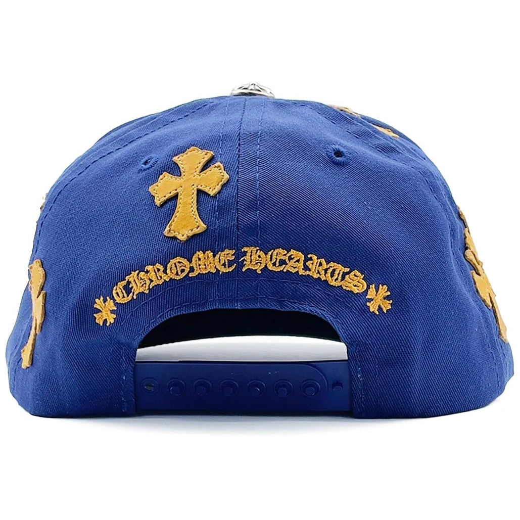 Chrome Hearts CH Cross Patch Baseball Hat Blue/Yellow – Endless Supply