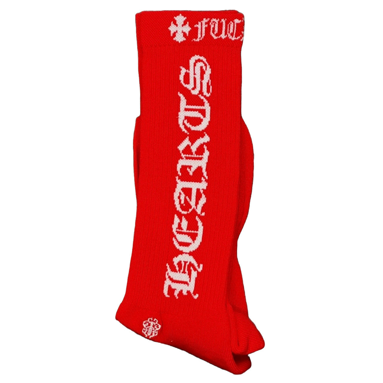 Chrome Hearts CH Logo Socks Red