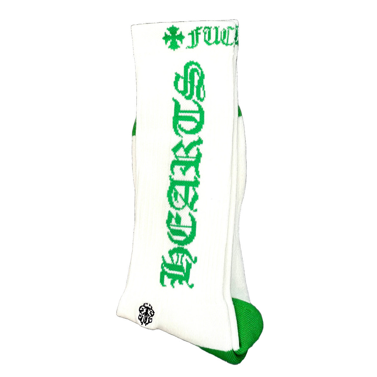 Chrome Hearts CH Logo Socks White/Green