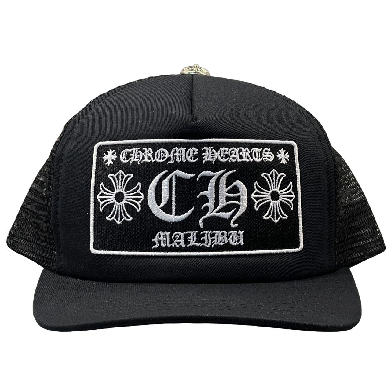 Chrome Hearts CH Malibu Store Exclusive Trucker Hat Black