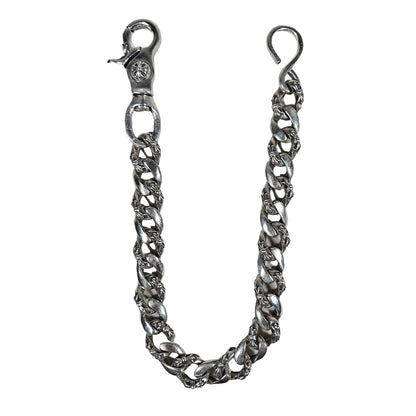 Chrome Hearts Silver Fancy Link Wallet Chain