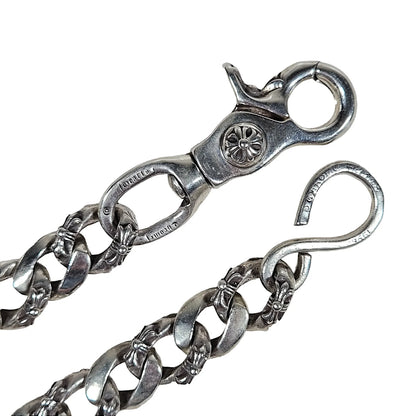 Chrome Hearts Silver Fancy Link Wallet Chain