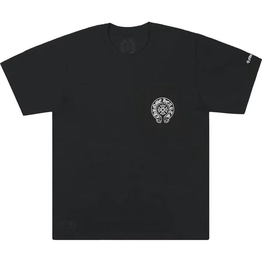 Chrome Hearts Horseshoe Logo Pocket T-Shirt Black