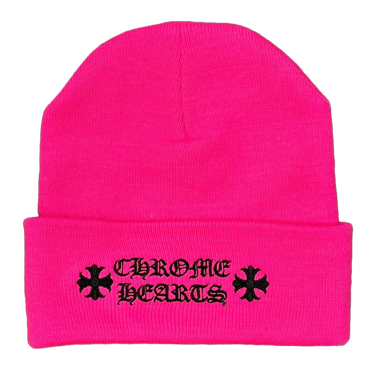 Chrome Hearts Logo Beanie Pink