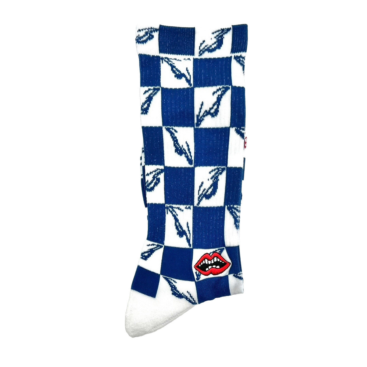 Chrome Hearts Matty Boy 99 Eyes Socks White/Blue