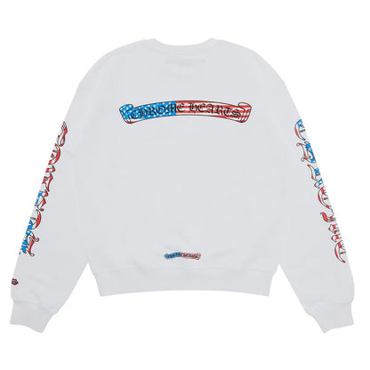 Chrome Hearts Matty Boy America Crewneck White