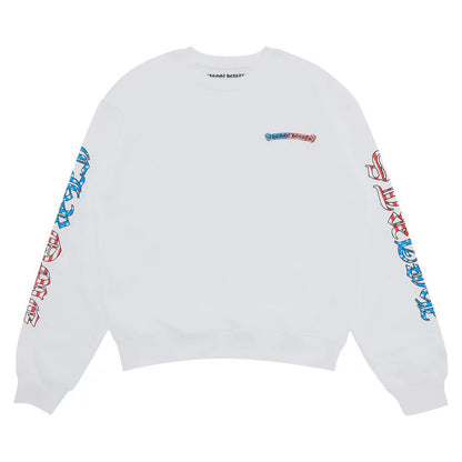 Chrome Hearts Matty Boy America Crewneck White