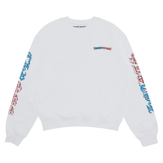 Chrome Hearts Matty Boy America Crewneck White