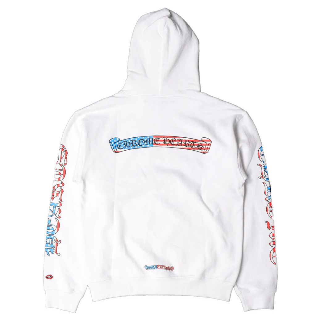 Chrome Hearts Matty Boy America Hoodie White