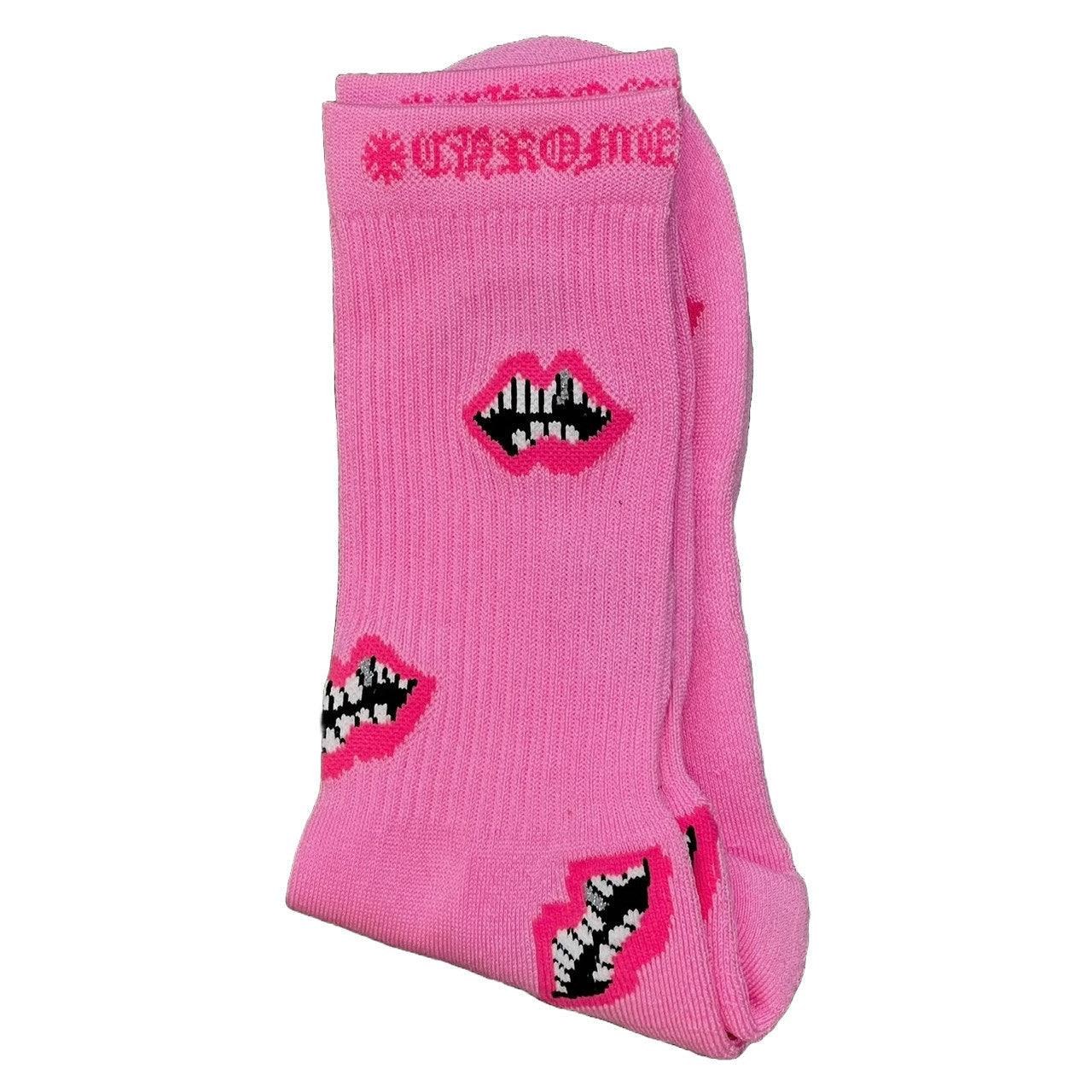 Chrome Hearts Matty Boy Chomper Socks Pink/Pink