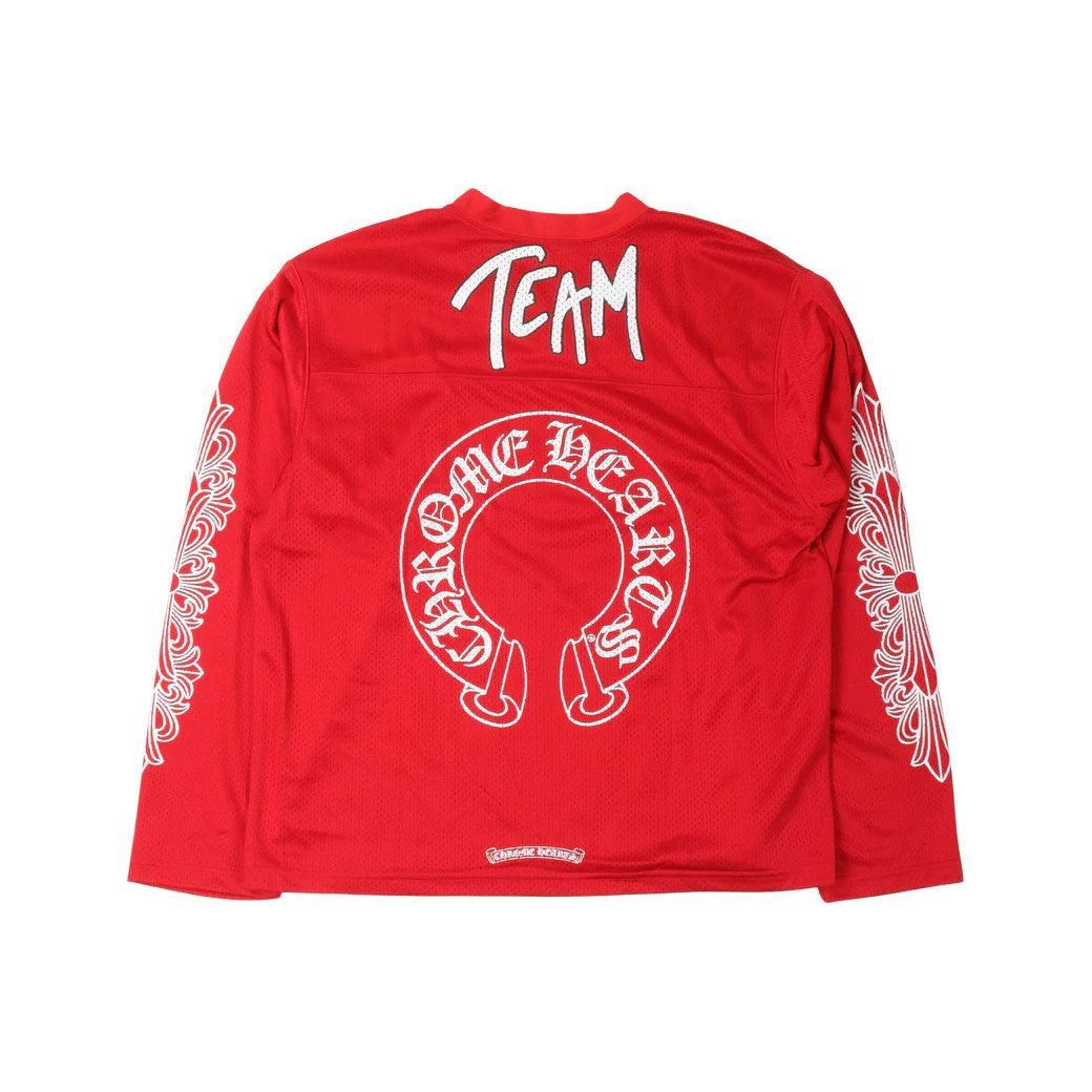 Chrome Hearts Matty Boy FORM Team Mesh Stadium L/S Jersey Red