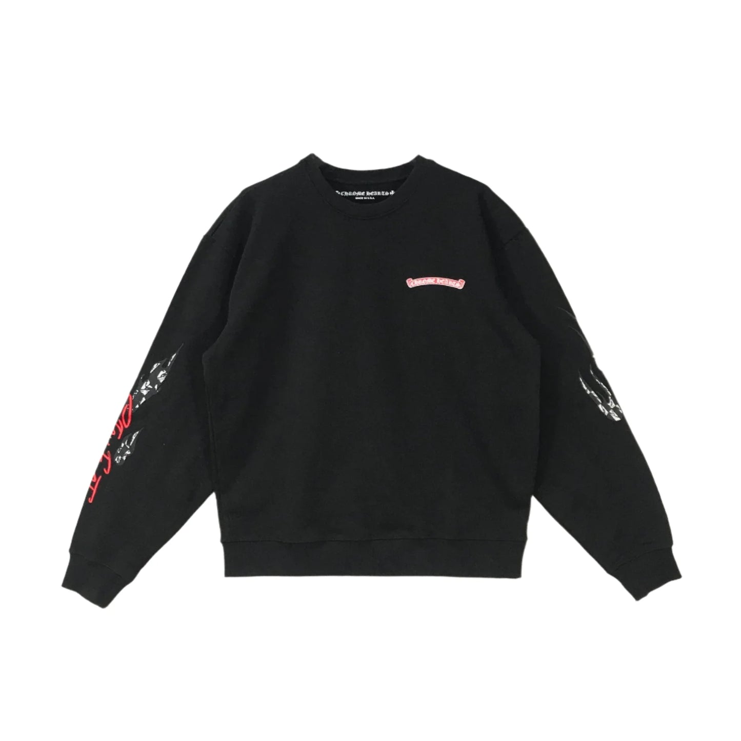 Chrome Hearts Matty Boy Stay Fast Crewneck Black
