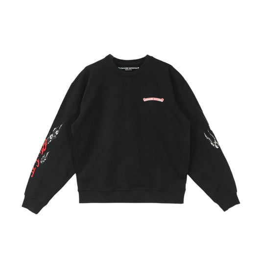 Chrome Hearts Matty Boy Stay Fast Crewneck Black