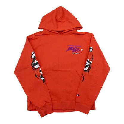 Chrome Hearts Matty Boy Sadistic Lipstick Hoodie Red