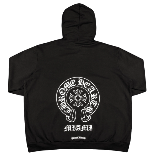 Chrome Hearts Miami Exclusive Horseshoe Hoodie Black