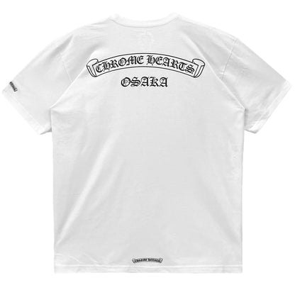 Chrome Hearts Osaka Exclusive Scroll Logo T-Shirt White