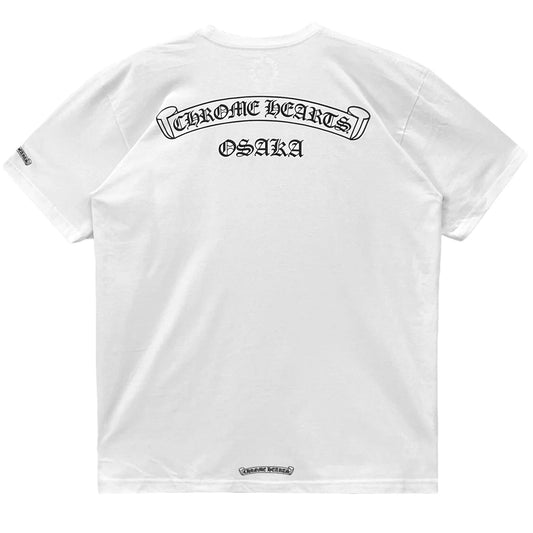 Chrome Hearts Osaka Exclusive Scroll Logo T-Shirt White